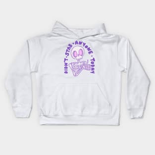 Didn’t stab anyone today! Kids Hoodie